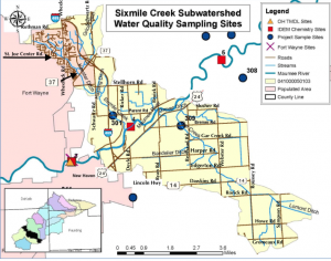 Sixmile Subwatershed road references