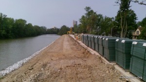 CONSTRUCTION Edgewater Blvd. Fort Wayne Levee