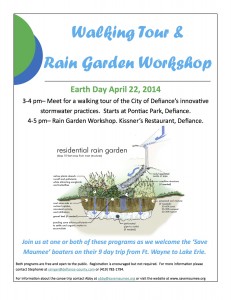 Invitation for Earth Day 2014 Educational Opportunities in Defiance, Ohio 